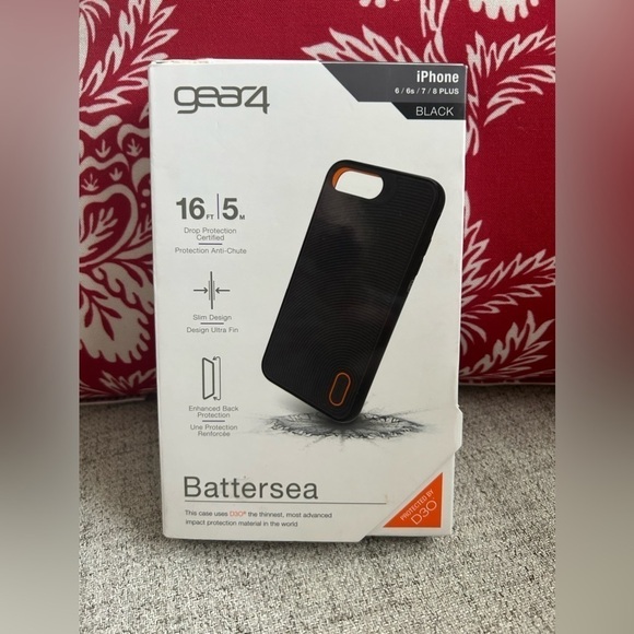 Gear4 Battersea Case for Apple iPhone 6, 6s, 7, 8 PLUS BLACK - Picture 1 of 4